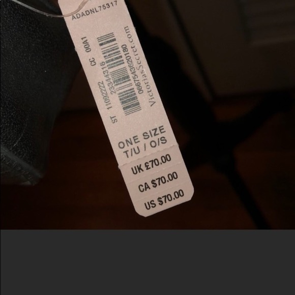 Victoria's Secret Silver Metallic Crossbody Bag Chain Fringe Tassel New - Picture 5 of 5